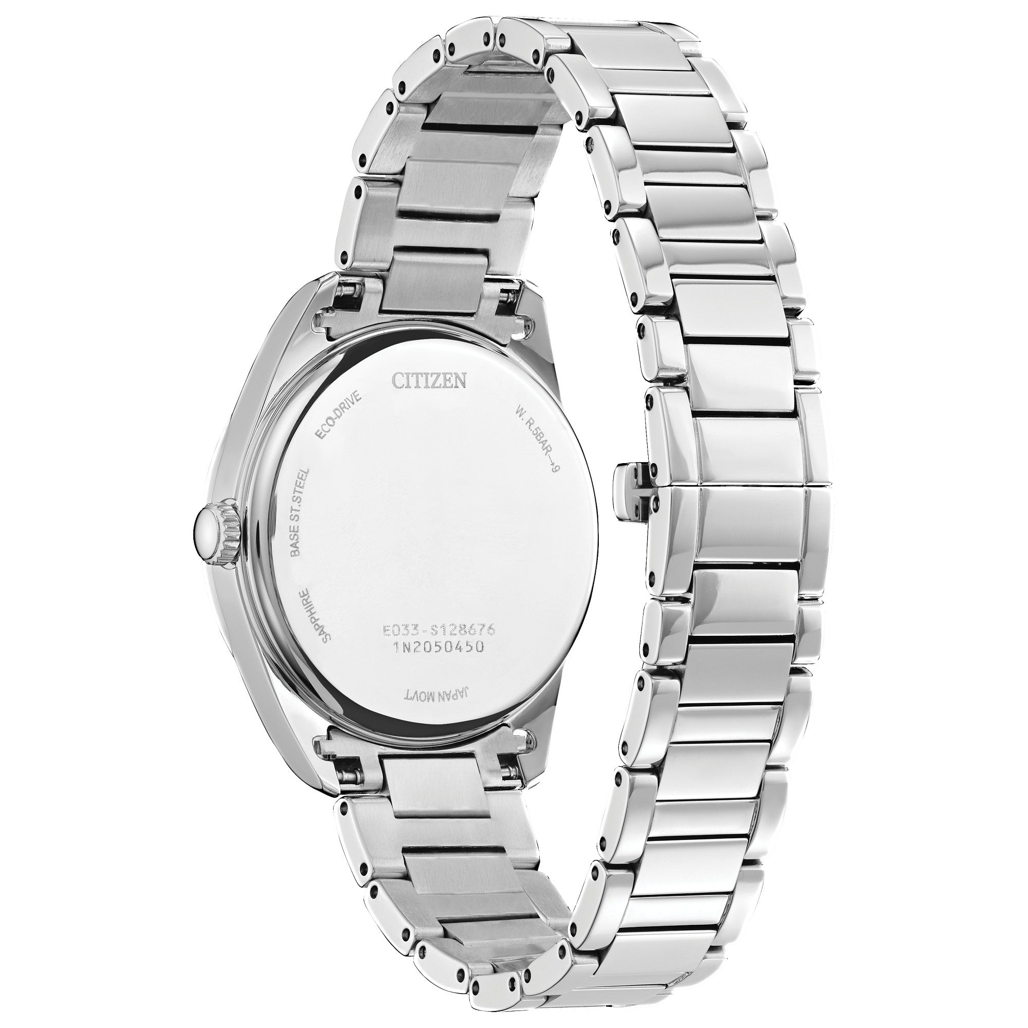 Citizen Fiore EM0970-53A watch, back view