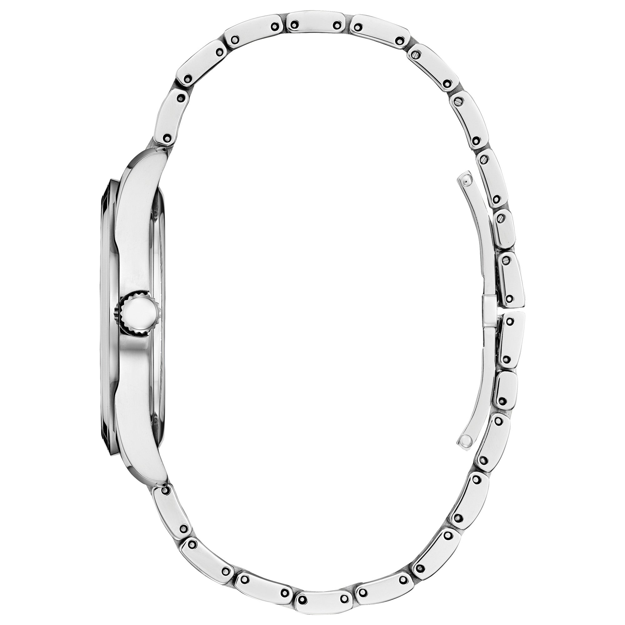 Citizen Fiore EM0970-53A watch, white dial, side profile