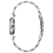 Montre Citizen L Mae EM1130-83D, cadran blanc, vue de profil