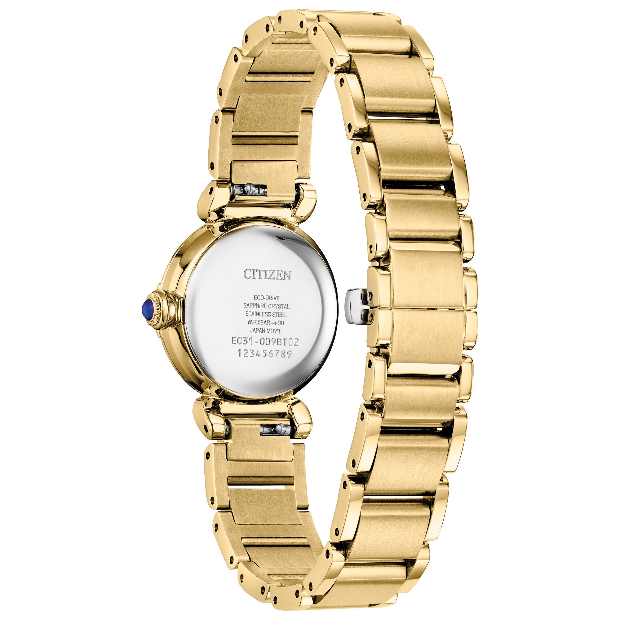 Montre Citizen L Mae EM1132-88H, vue de dos