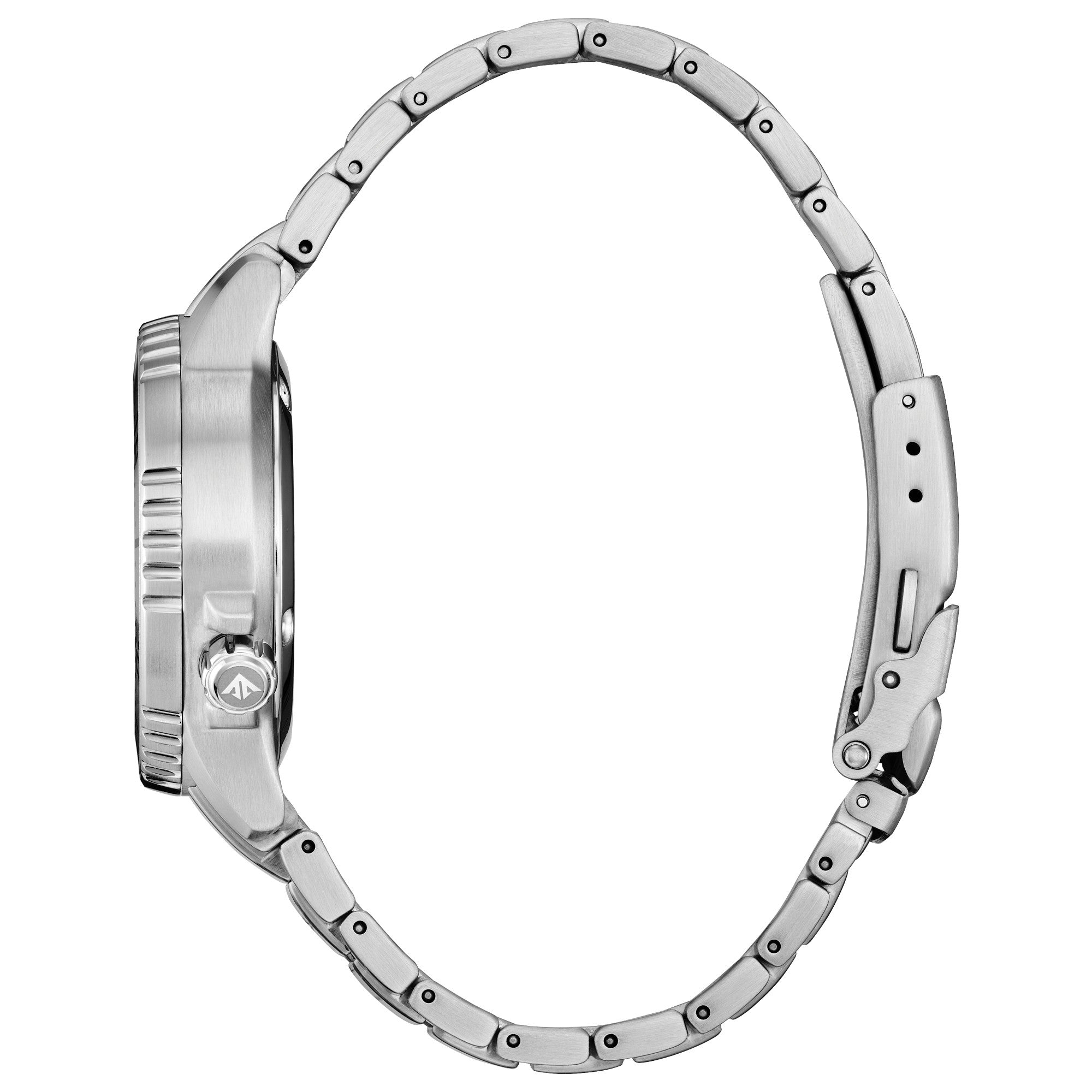 Montre Citizen Promaster Dive EO2027-50X, cadran violet, vue de profil