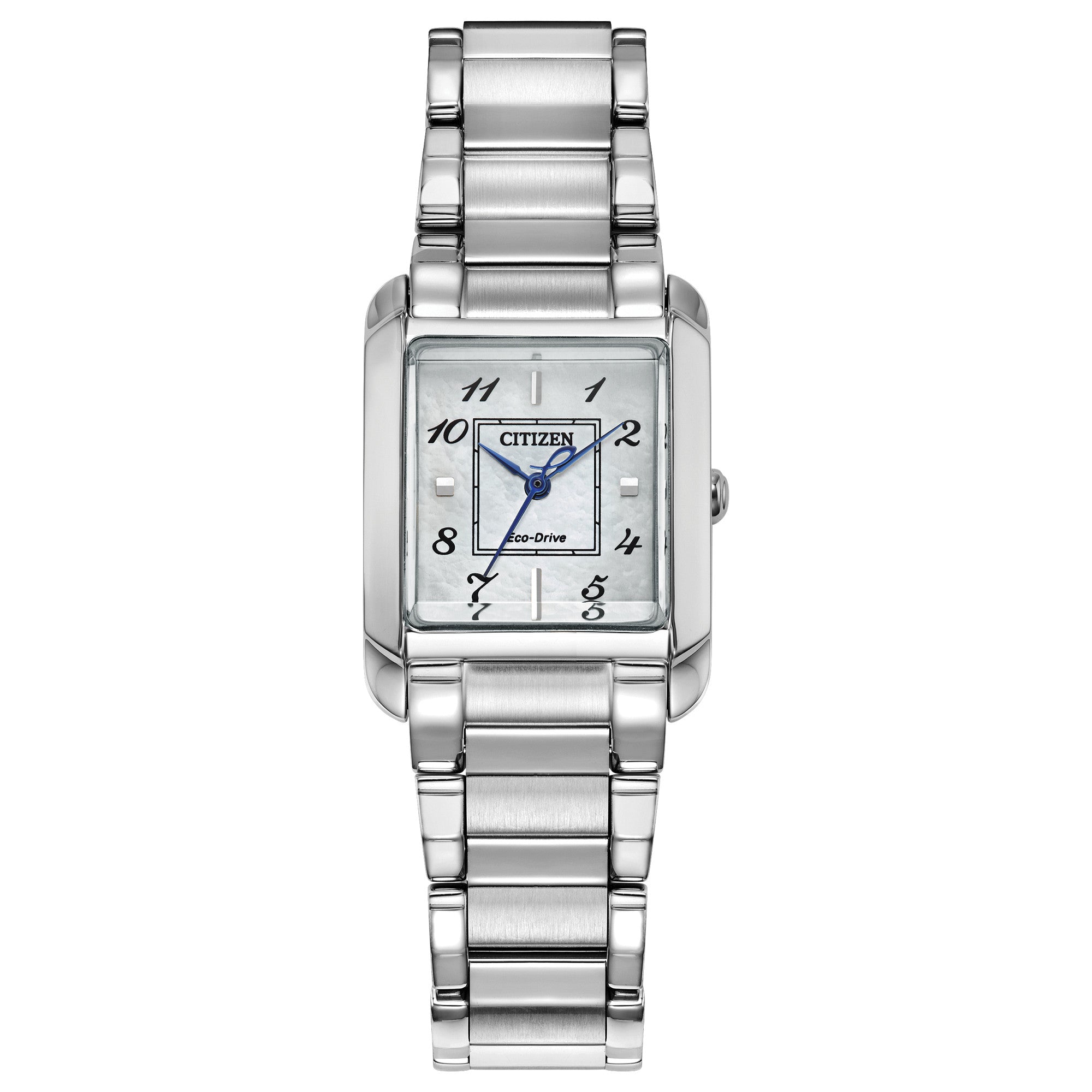 Montre Citizen L Bianca EW5600-52D, cadran nacre, vue de face