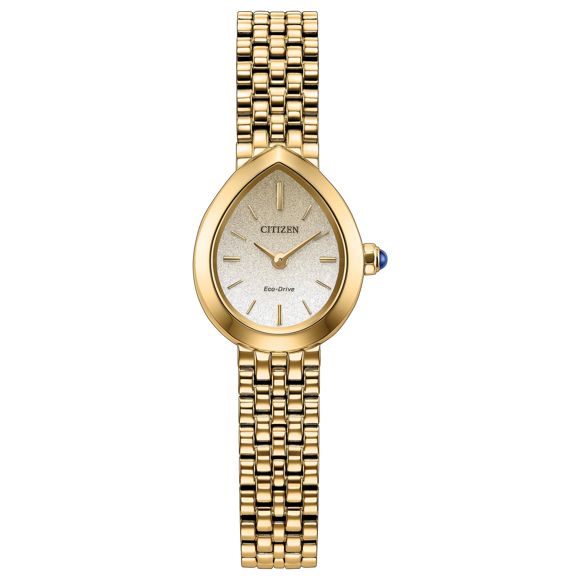 Montre Citizen L Rainell EX1552-59A, cadran blanc, vue de face