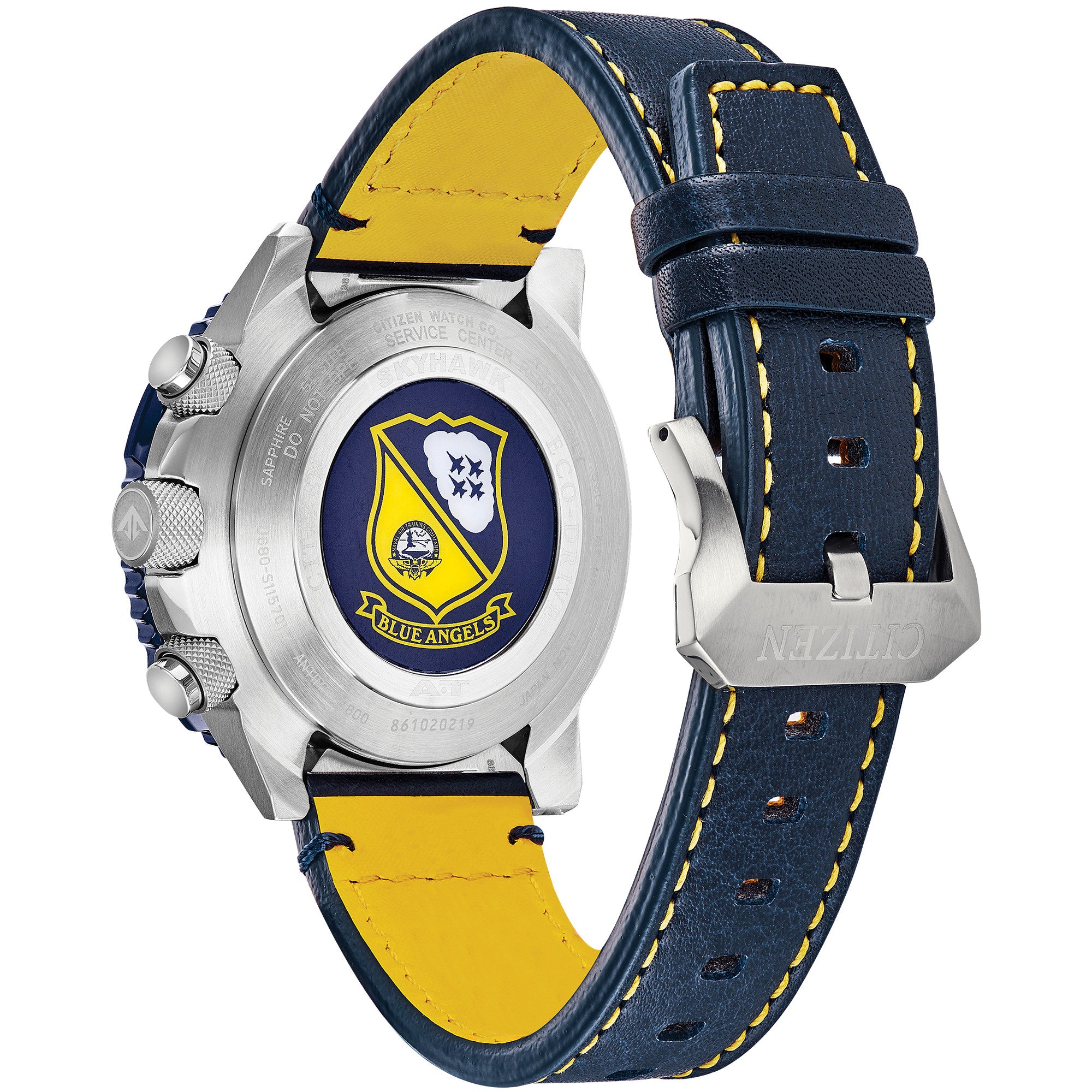 Montre Citizen Promaster Skyhawk A-T JY8078-01L, vue de dos