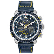 Montre Citizen Promaster Skyhawk A-T JY8078-01L, cadran bleu, vue de face