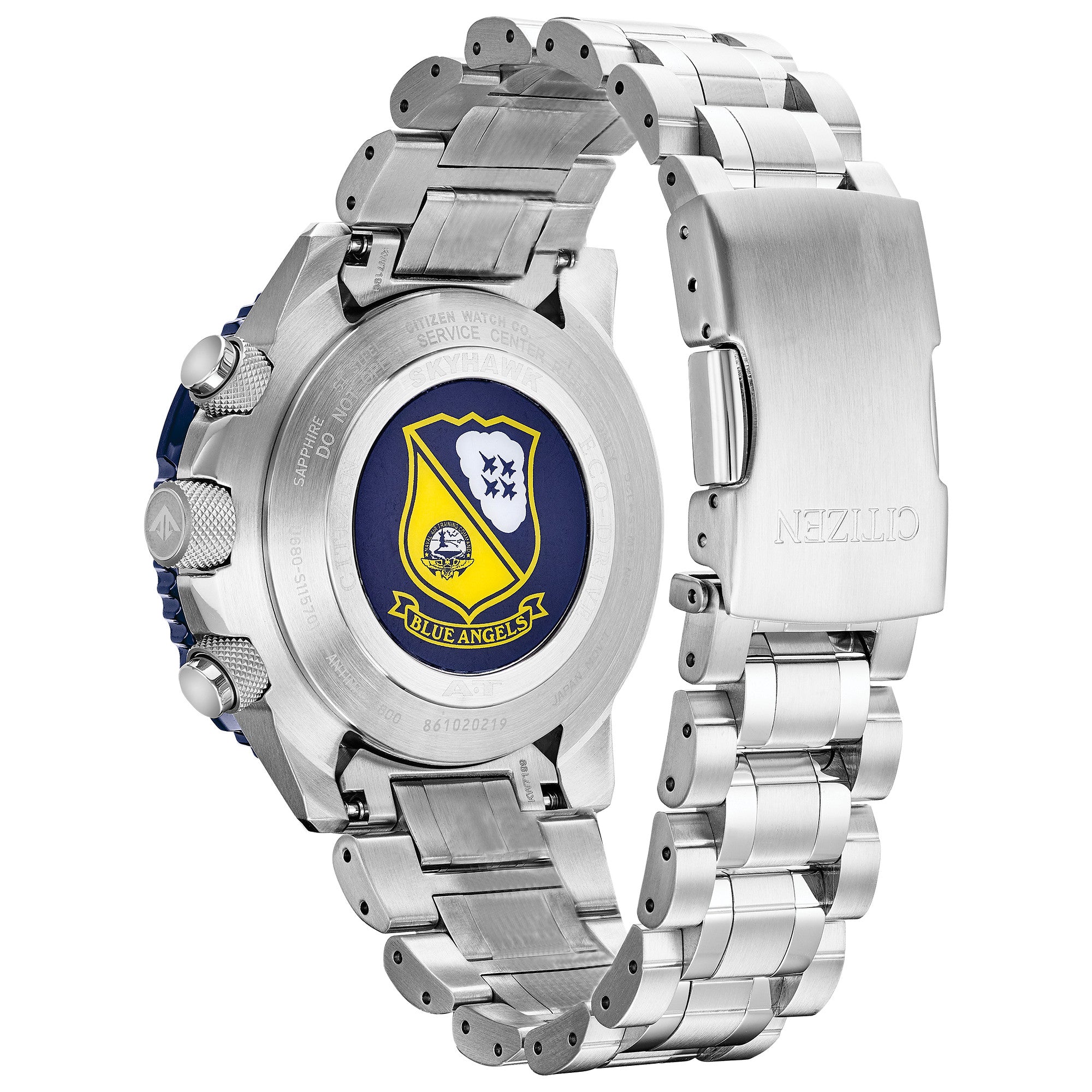Montre Citizen Promaster Skyhawk A-T JY8078-52L, vue de dos