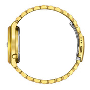 Montre Citizen Tsuyosa NJ0152-51X, cadran vert, vue de profil