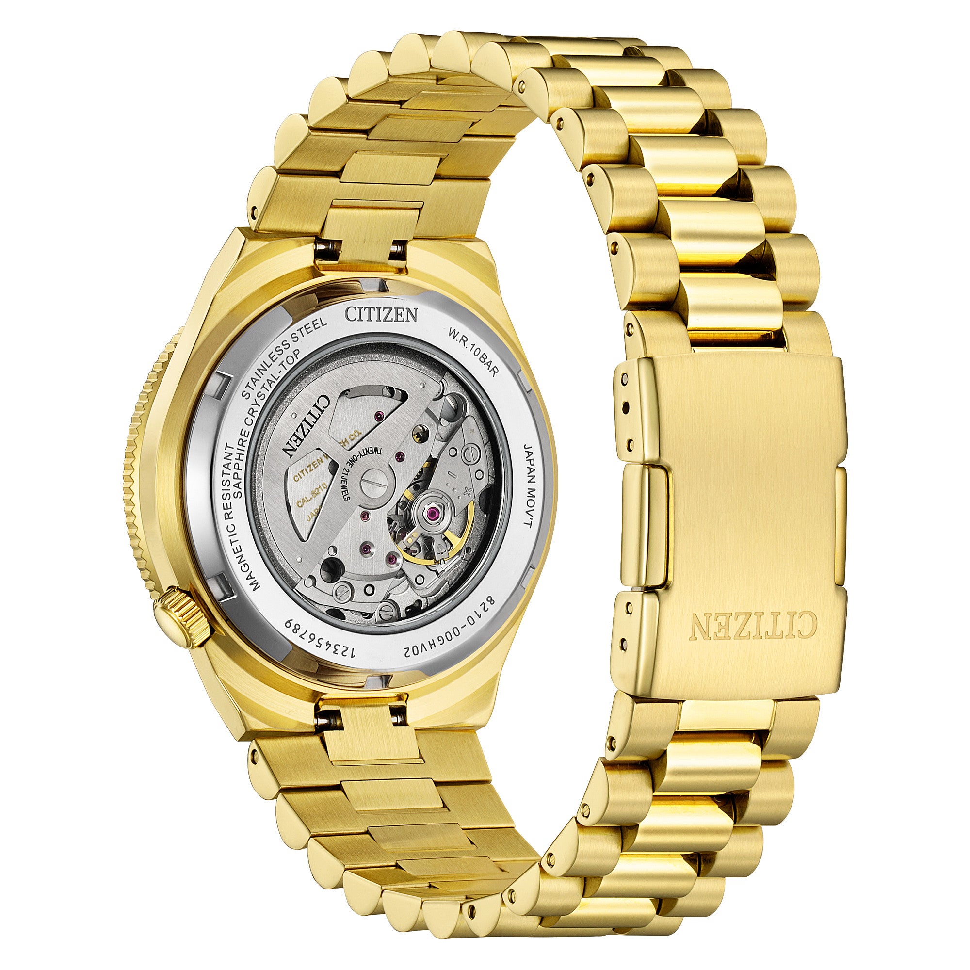 Citizen Tsuyosa NJ0232-53X watch, back view