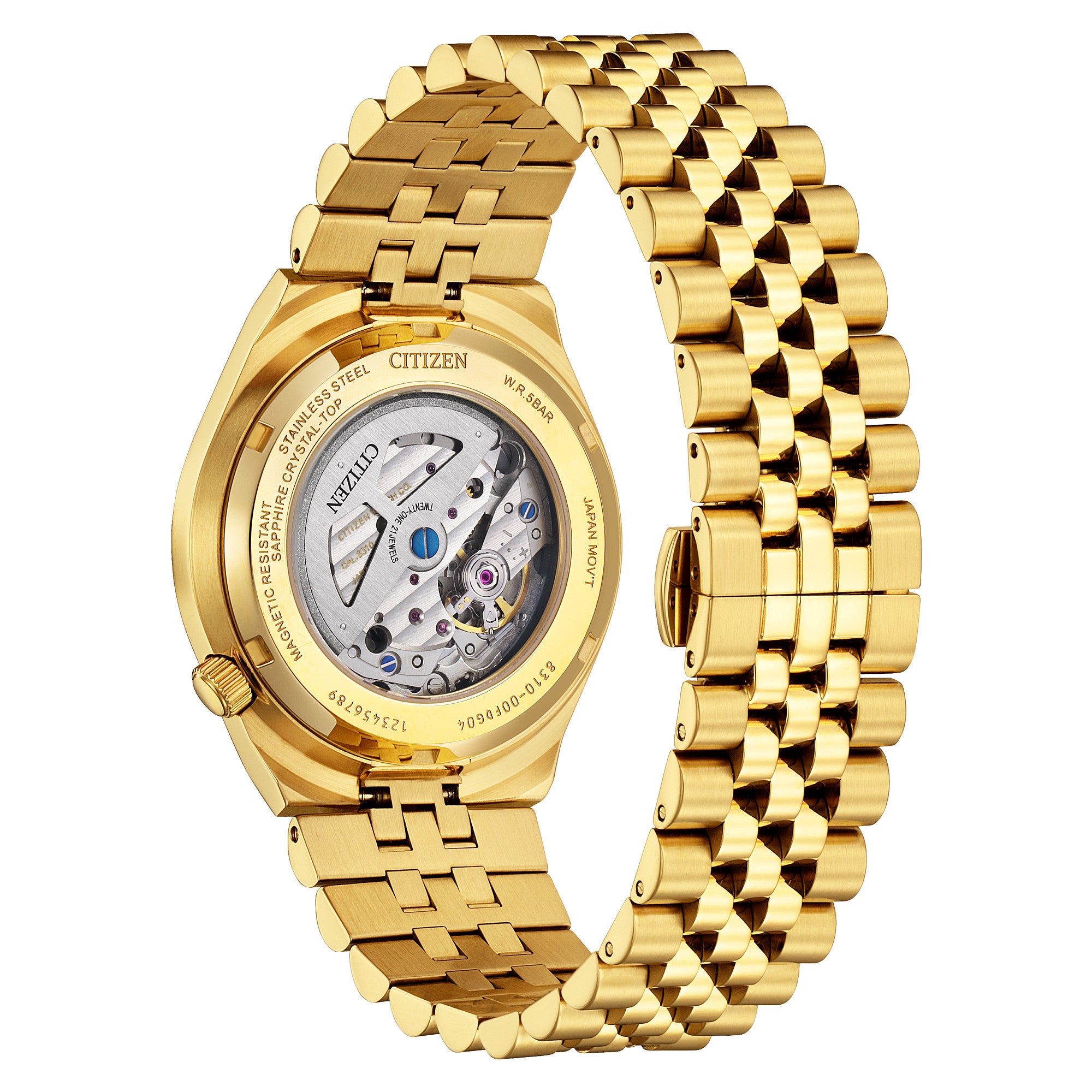 Citizen Tsuyosa NK0022-50A watch, back view