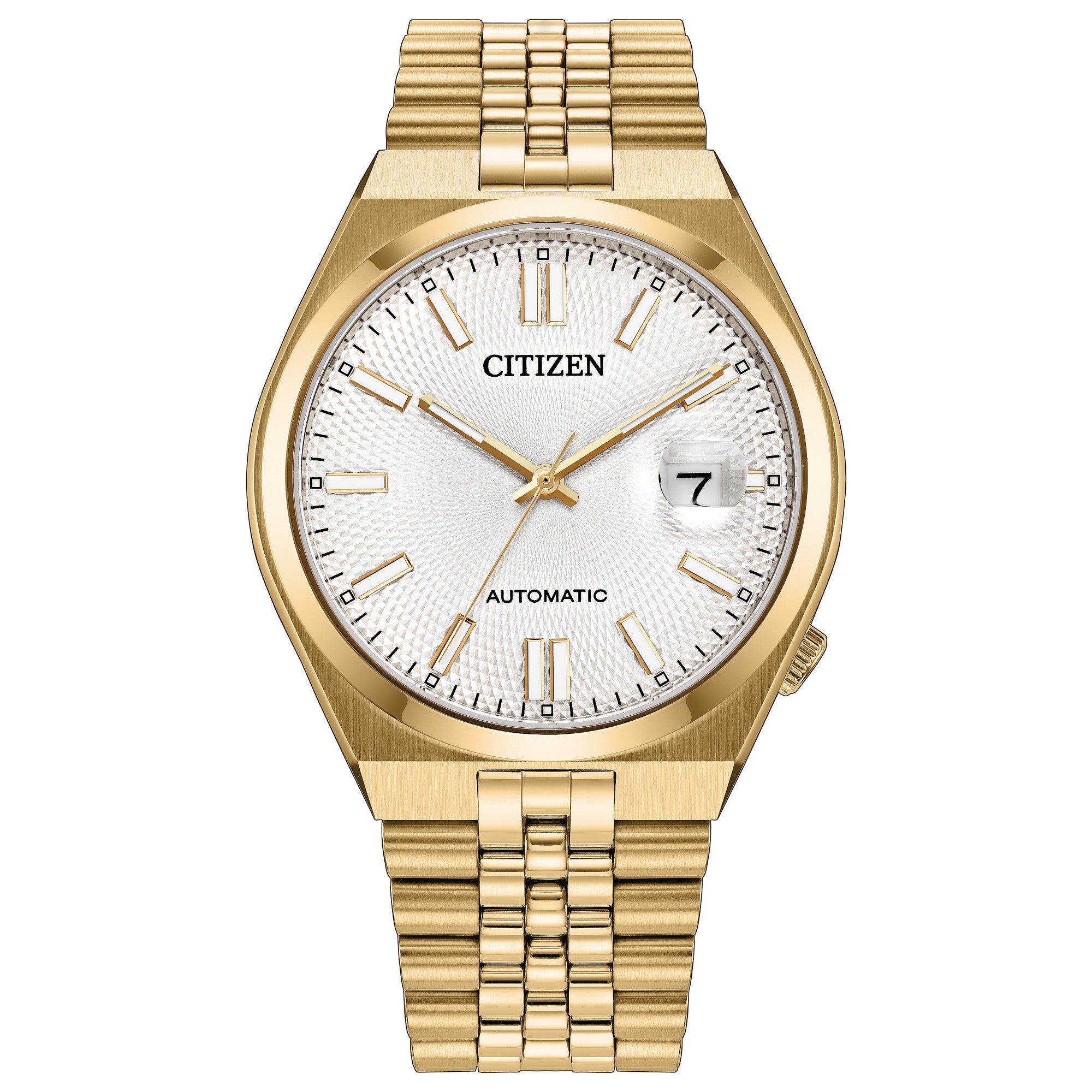 Citizen Tsuyosa NK0022-50A watch, silver dial, front view
