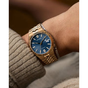 Citizen Tsuyosa NK0023-57L watch, blue dial, lifestyle