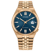 Citizen Tsuyosa NK0023-57L watch, blue dial, front view