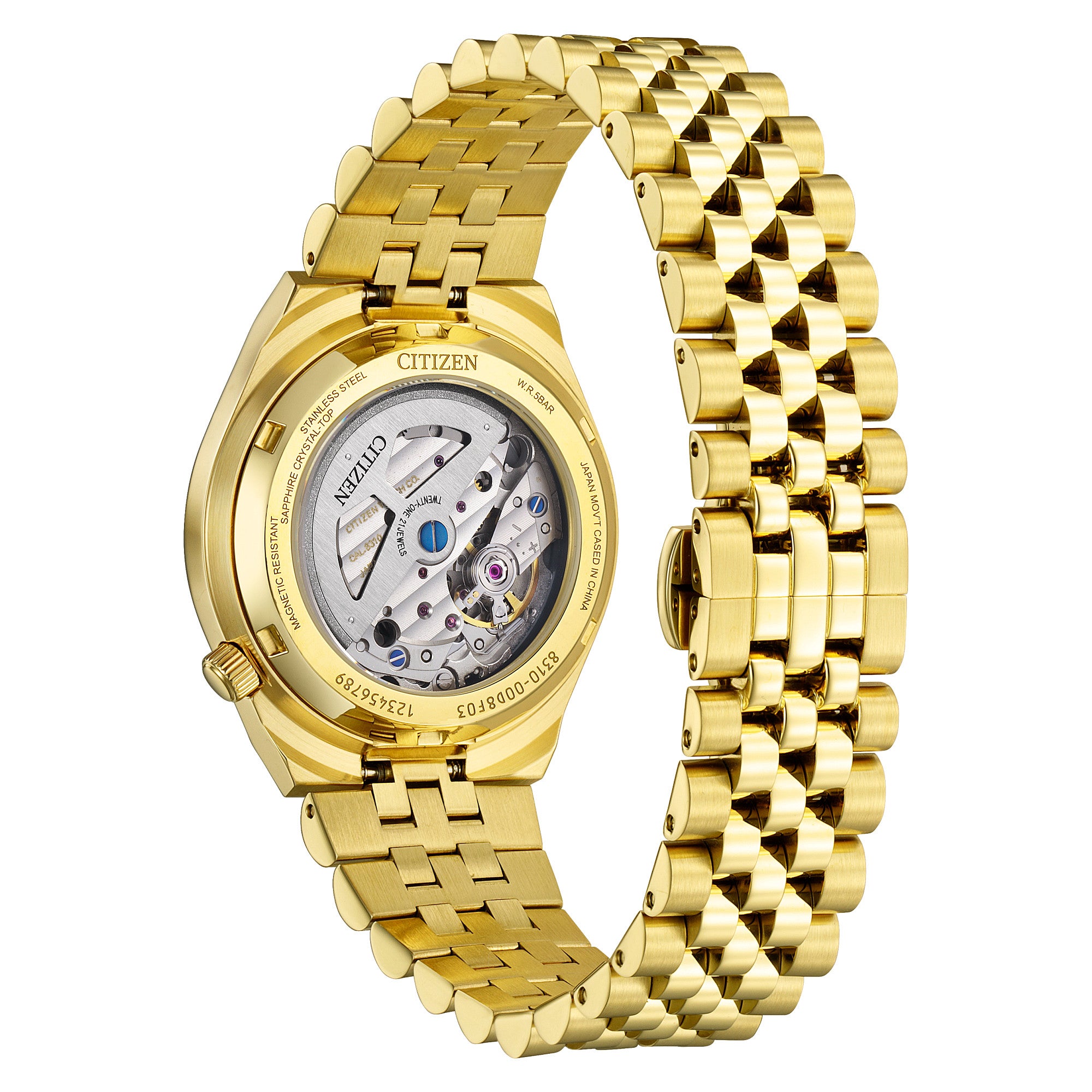 Montre Citizen Tsuyosa NK0032-56A, vue de dos