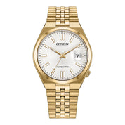 Montre Citizen Tsuyosa NK0032-56A, cadran argent, vue de face