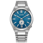 Montre Citizen Tsuyosa NK5010-51L, cadran bleu, vue de face