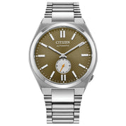 Citizen Tsuyosa NK5010-51X watch, green dial, front view