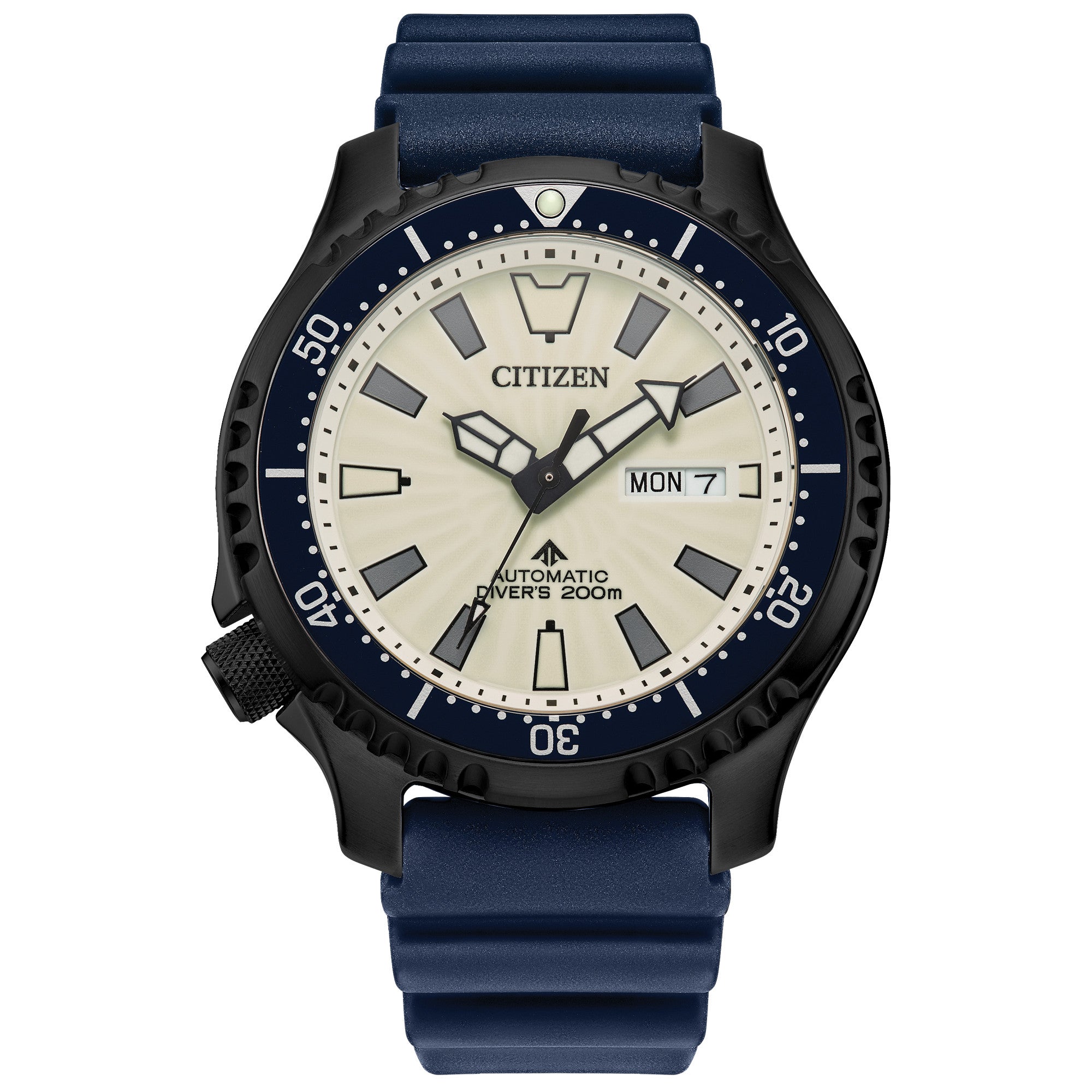 Citizen Promaster Dive Automatic NY0137-09A watch, white dial, front view