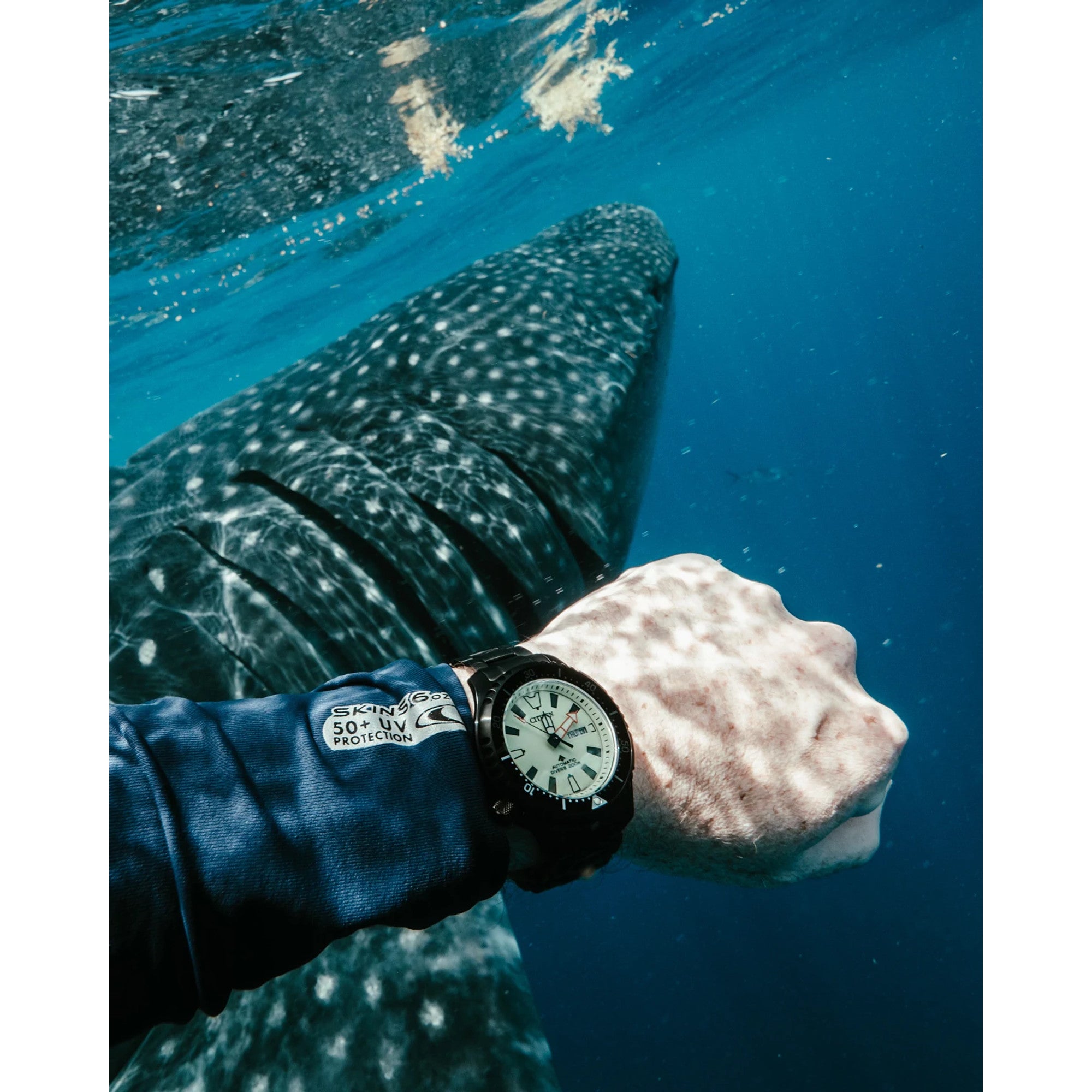 Montre Citizen Promaster Dive Automatic NY0155-58X, cadran jaune, mise en situation