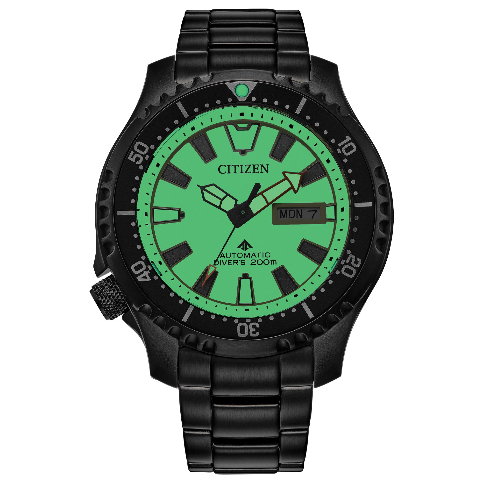 Montre Citizen Promaster Dive Automatic NY0155-58X, cadran jaune, mise en situation