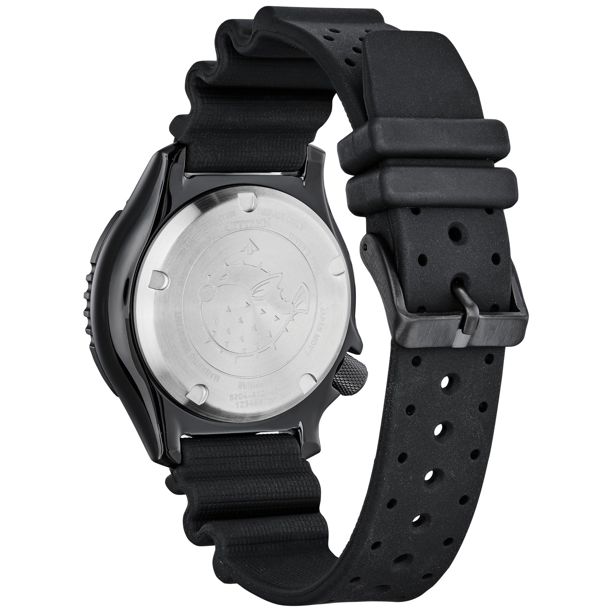 Citizen Promaster Dive Automatic NY0158-09L watch, back view
