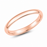 Bague jonc classique en or 14K — Coupe confort 2mm à 7mm