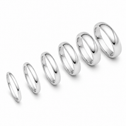 Bague jonc classique en or 10K — Coupe confort 2mm à 7mm