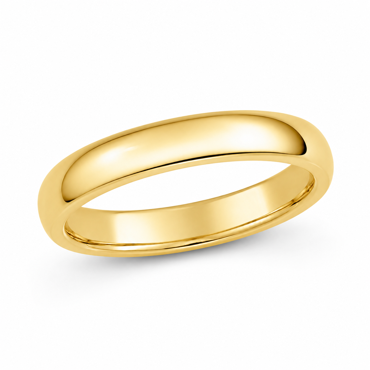 Bague jonc coupe confort — Or jaune 3mm