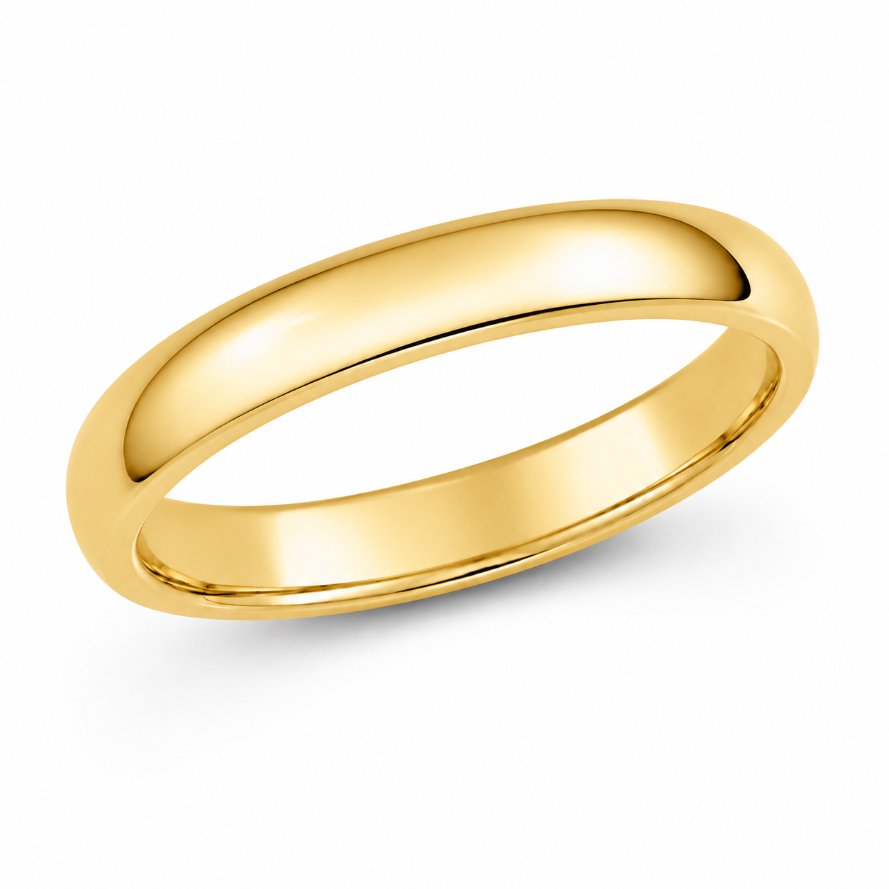 Bague jonc classique en or 10K — Coupe confort 2mm à 7mm