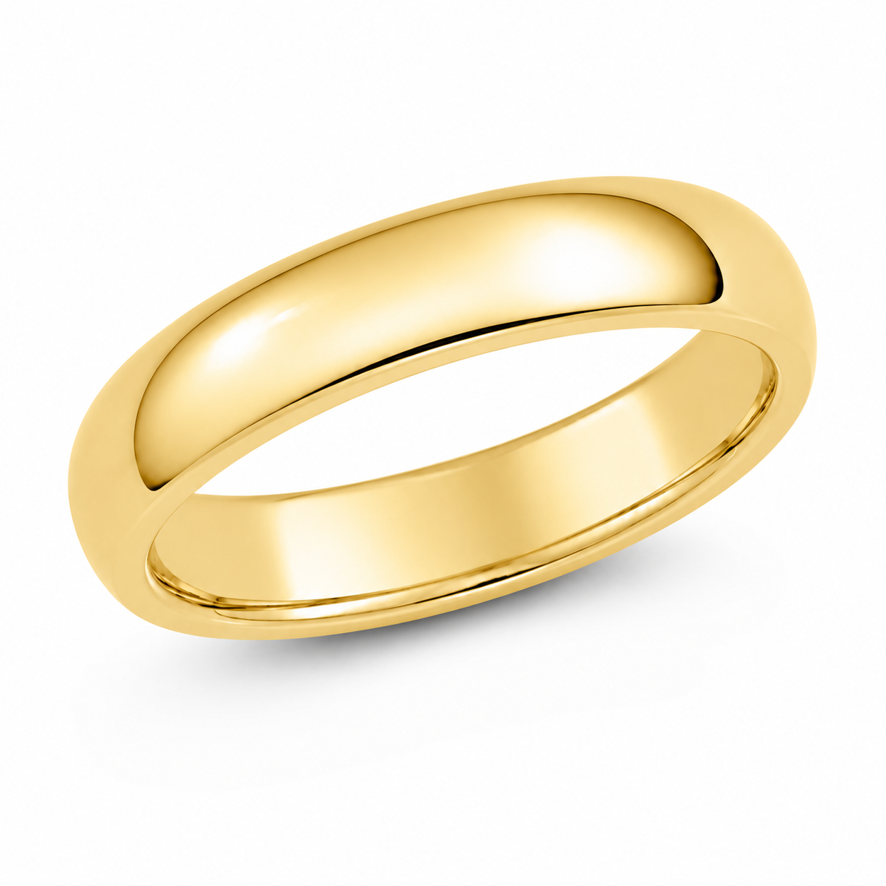 Bague jonc classique en or 10K — Coupe confort 2mm à 7mm