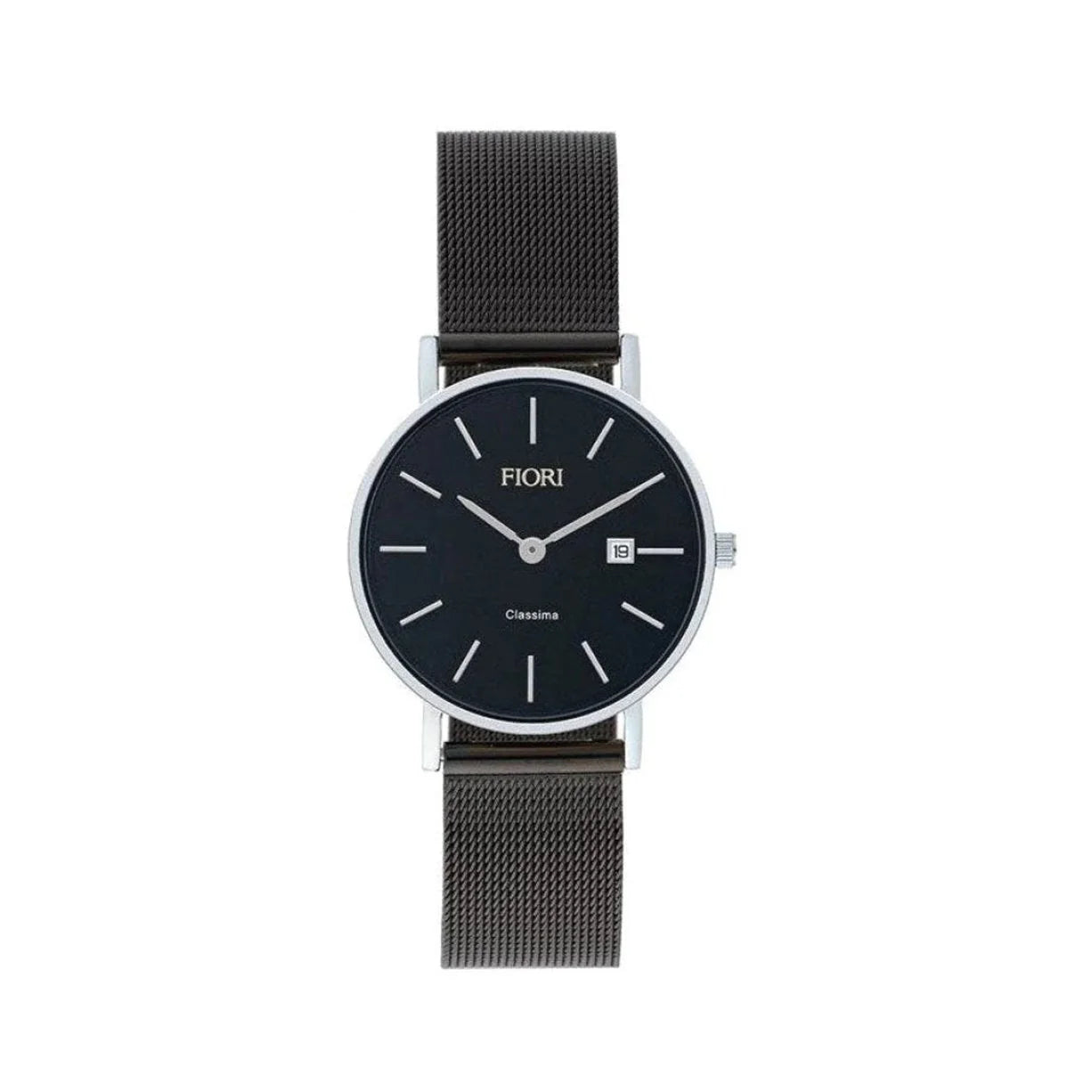 Montre Fiori 3668, cadran noir, vue de face