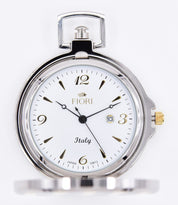 Montre de poche Fiori 3842, cadran blanc, vue de face