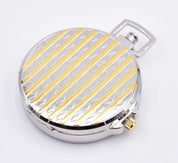 Fiori 3849 pocket watch, white dial, side profile