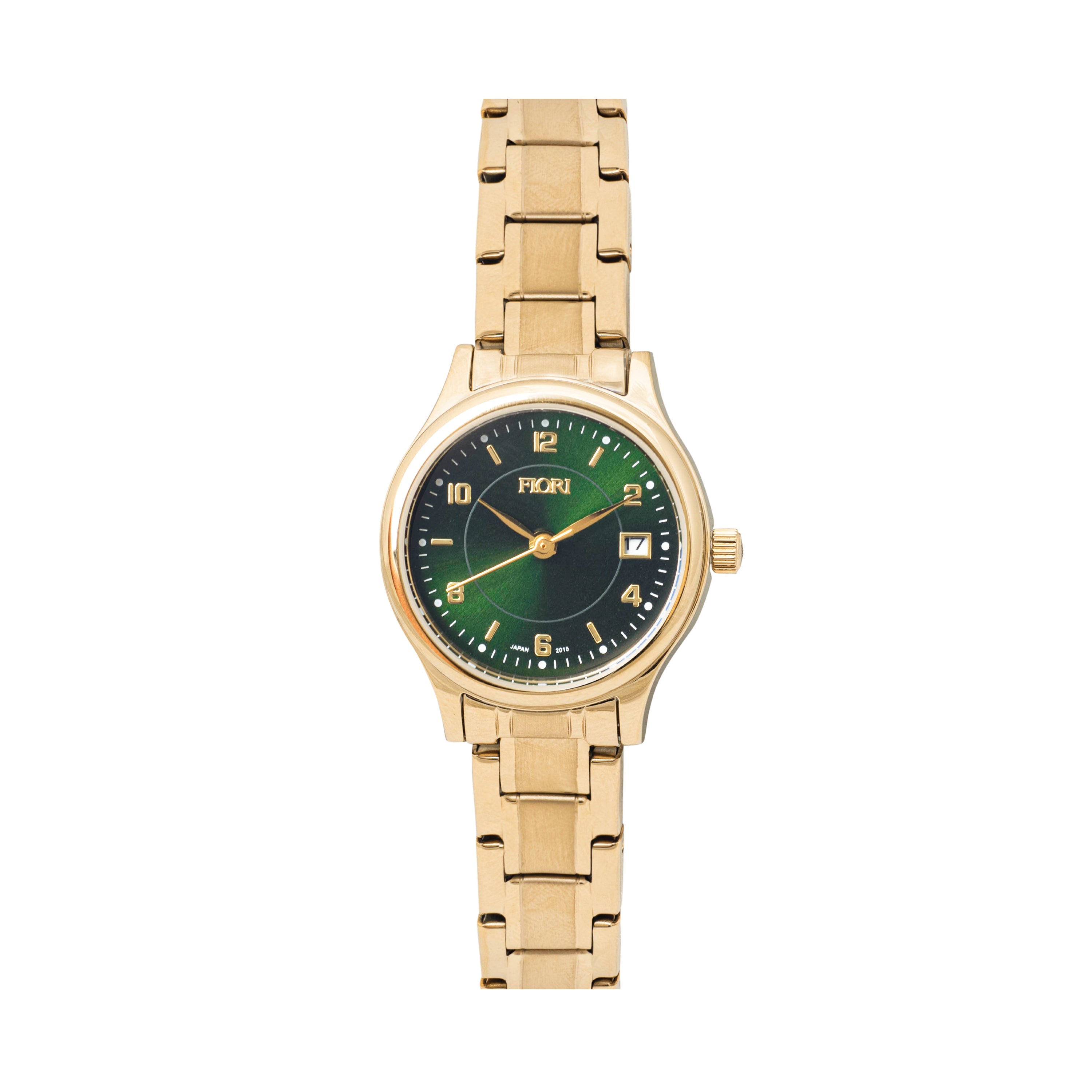 Montre Fiori 3978, cadran vert, vue de face