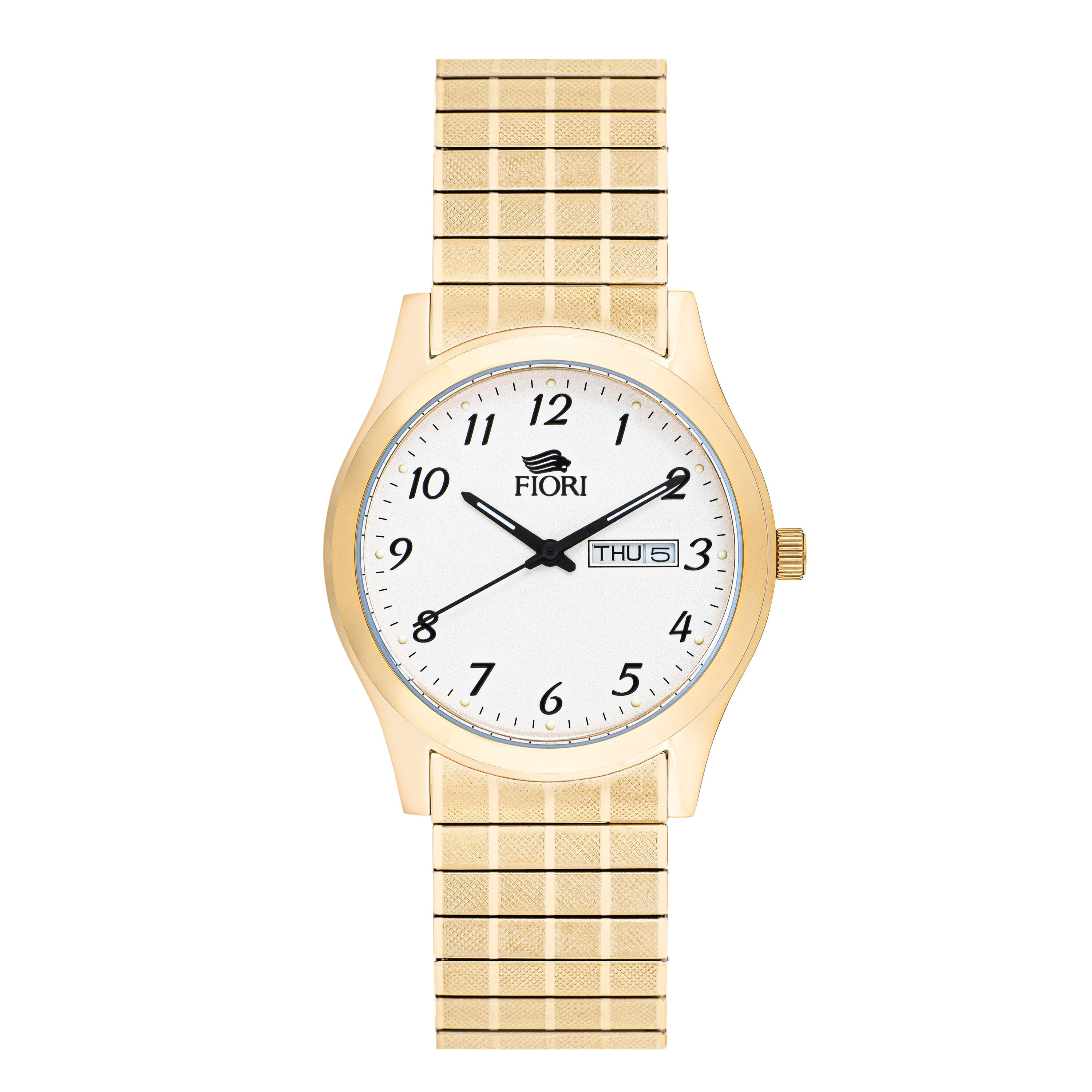 Fiori 4010 watch, white dial, front view