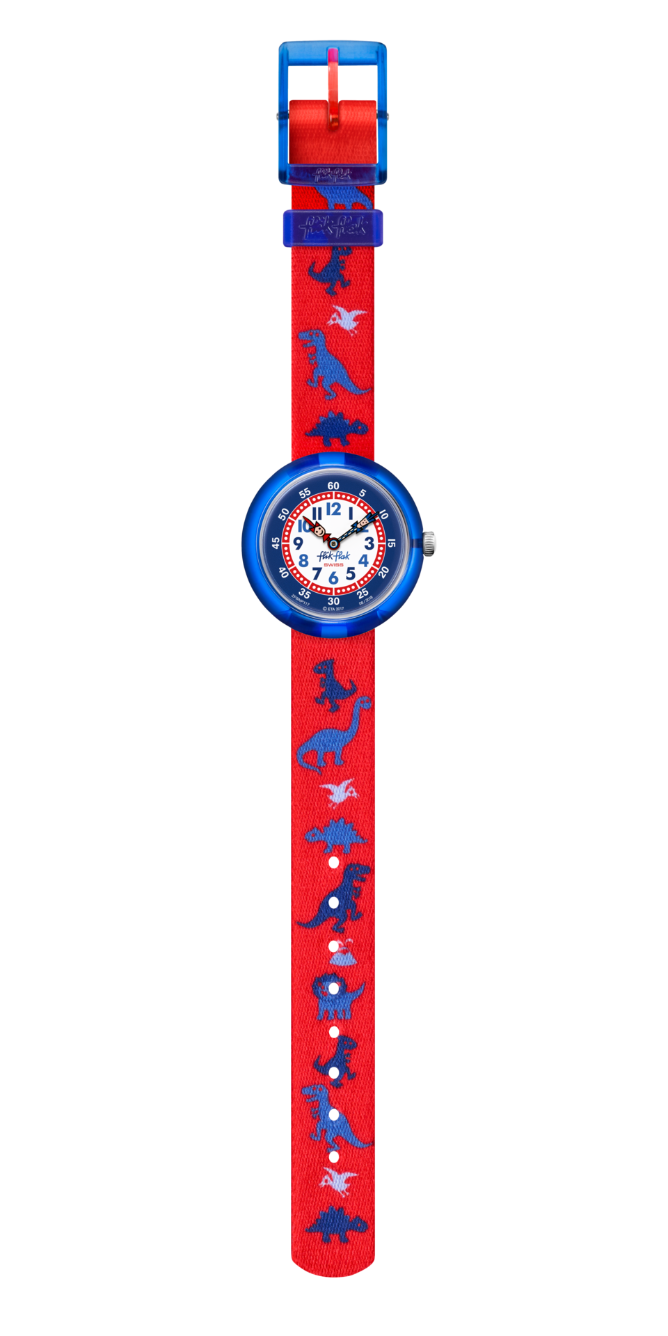 flikflak Dinosauritos ZFBNP117 watch, blue dial, full strap