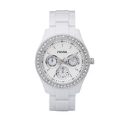 Fossil Stella ES1967 watch, white dial, front view