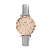 Montre Fossil Jacqueline ES4304, cadran doré, vue de face