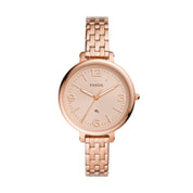 Montre Fossil Monroe ES4946, cadran or rose, vue de face