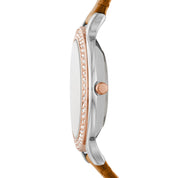Montre Fossil Neomi ES4954, cadran bleu, vue de profil