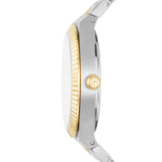 Fossil Scarlette ES5259 watch, silver-tone dial, side profile