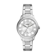 Fossil Gilmore ES5393 watch, silver-tone dial, front view