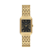 Montre Fossil Raquel ES5434, cadran noir, vue de face