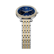 Montre Fossil Carlie ES5438, cadran bleu, portée au poignet