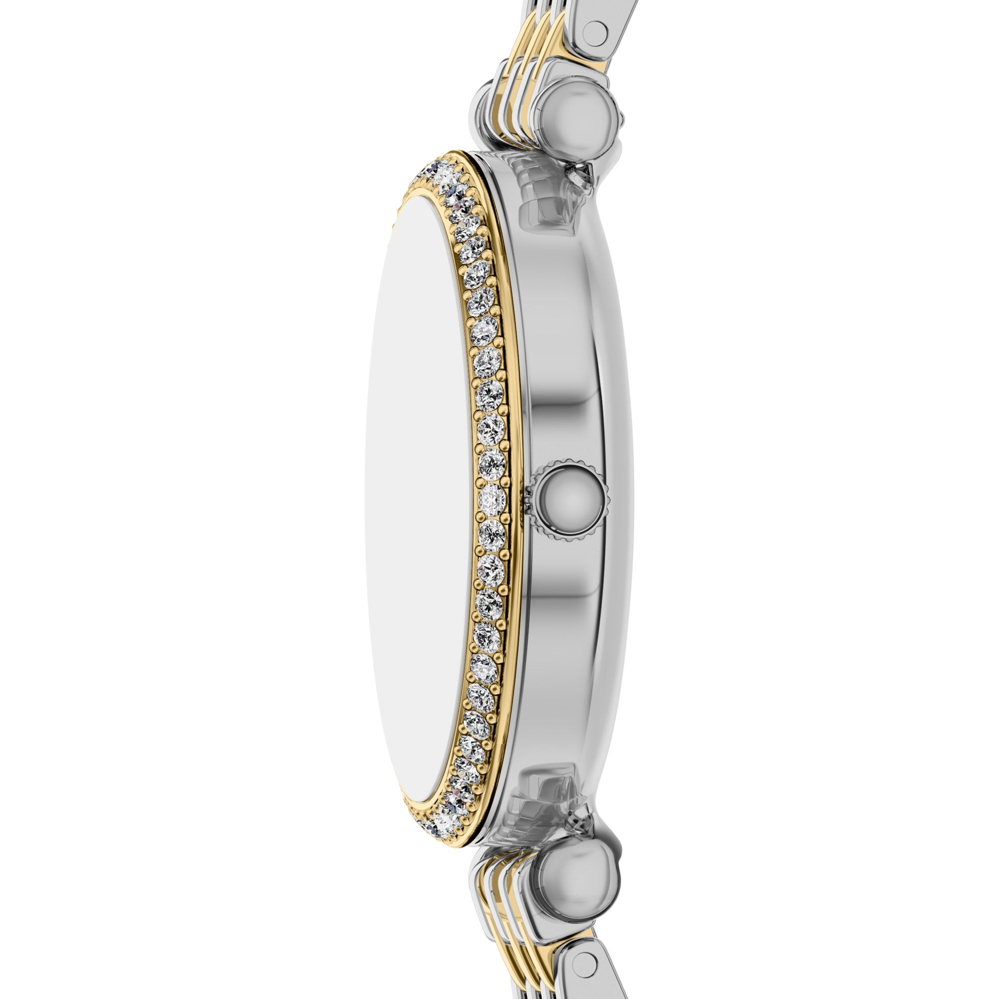 Montre Fossil Carlie ES5438, cadran bleu, vue de profil