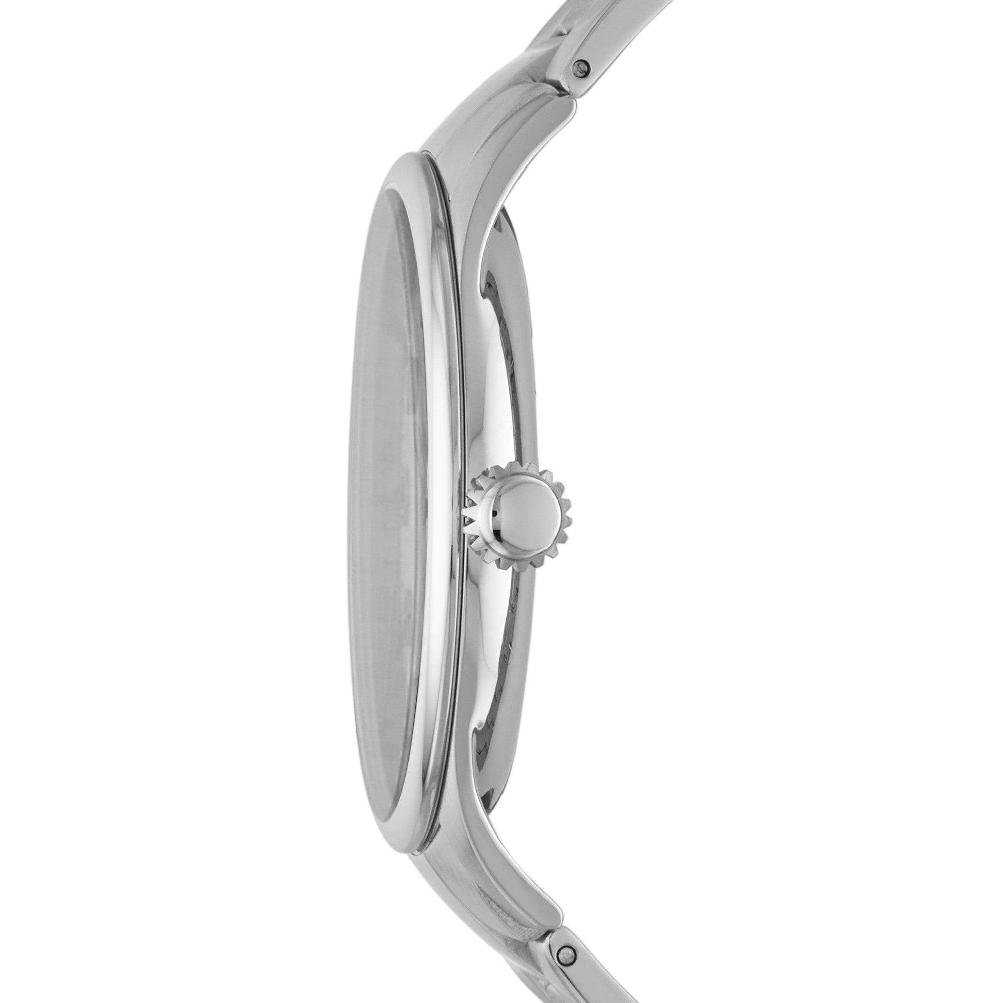 Montre Fossil Agent FS4852, cadran noir, vue de profil
