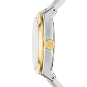Montre Fossil Everett FS5823, cadran beige, vue de profil