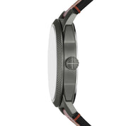 Montre Fossil Machine FS5900, cadran gris, vue de profil