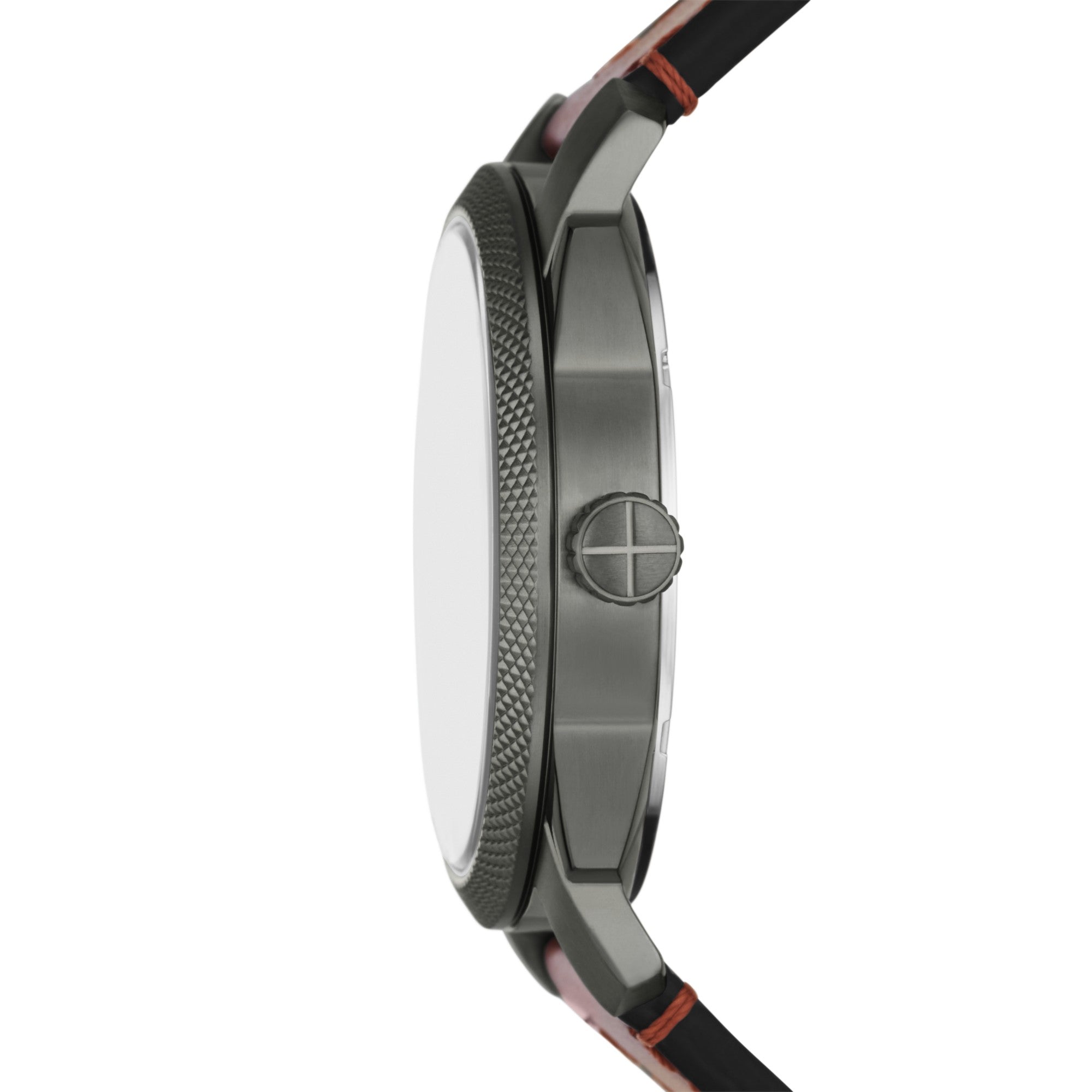 Montre Fossil Machine FS5900, cadran gris, vue de profil