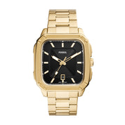 Fossil Inscription FS5932 watch, black dial, front view