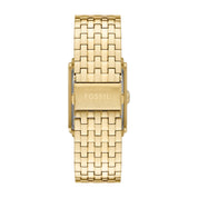 Montre Fossil Carraway FS6009, vue de dos